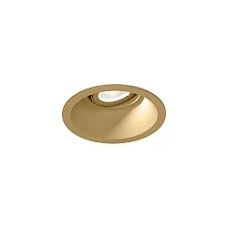 Plafondinbouwarmatuur DEEP ADJUST PETIT 1.0 cardanisch draaien, met klemveren IP20, champagne dimbaar
