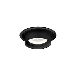 LED Recessed spot RINI SNEAK IP44 1.0, 350/500mA, 7/10W 1800 2850K, CRi >95, black