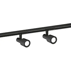 1-phase track spot SARA 1.0, GU10 max. 12W, black