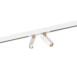 LED Track spot MICK ON TRACK 2.0 for STREX SYSTEM 48V, 19W 2700K, CRi >90, white gold