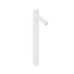 Wandarmatuur MICK SNOOZE WALL SURF 1.0 IP20, goud, wit mat 