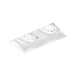 LED Recessed spot STRANGE PETIT ADJ 2.0, 18V / 350mA, 2x 6W 2700K, CRi >95, white