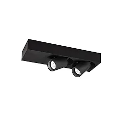 Spot BLIEK PETIT CEILING SURF 2.0 IP20, zwart mat dimbaar