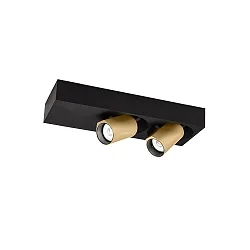 Spot BLIEK PETIT CEILING SURF 2.0 IP20, champagne, zwart mat dimbaar