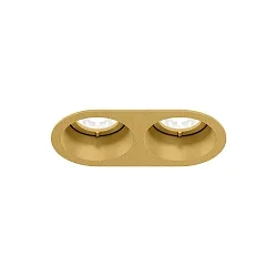 Inbouwspot DEEP BIJOU 2.0 - LED 2-vlams, stijf, met klemveren IP20, goud dimbaar