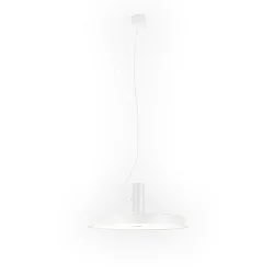 Pendelarmatuur ROOMOR OFFICE CABLE SUSP 1.0 MICROPRISM IP20, wit mat dimbaar