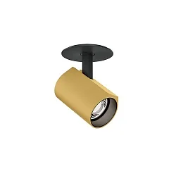 Plafondarmatuur CENO 1.0 constante stroom, half ingebouwd IP20, goud, mat, gitzwart dimbaar