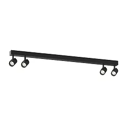 Spotlight bar CENO 4.0 LONG BASE 4-vlams, lang, cardanisch IP20, zwart mat dimbaar