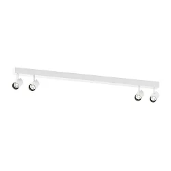Spotlight bar CENO 4.0 LONG BASE 4-vlams, lang, cardanisch IP20, wit mat dimbaar