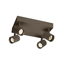 Spot CENO CEILING SURF 4.1 IP20, brons dimbaar