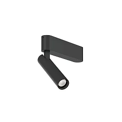 Spot MATCH CEILING SURF 1.0 IP20, zwart mat dimbaar
