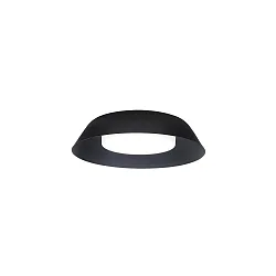 LED Wall /Ceiling luminaire TOWNA 1.0, IP44, Ø 25.4cm, 2700K, dimmable, black
