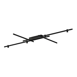 Plafondarmatuur TRACE GRID 2.0 up down, direct / indirect IP20, mat, gitzwart dimbaar
