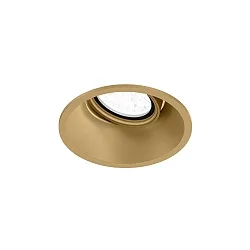 Plafondinbouwarmatuur DEEP ADJUST 1.0 - LED cardanisch draaien, met klemveren IP20, champagne dimbaar