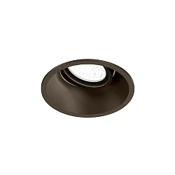 Plafondinbouwarmatuur DEEP ADJUST 1.0 - LED cardanisch draaien, met klemveren IP20, brons dimbaar