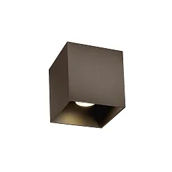 ceiling luminaire BOX CEILING SURF 1.0 1 flame, DALI controllable IP20, bronze dimmable