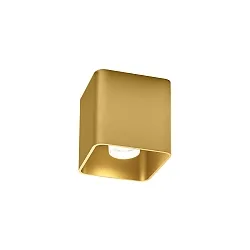 ceiling luminaire DOCUS CEILING SURF 1.0 1 flame, Dim-To-Warm IP20, gold dimmable