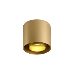 Plafondarmatuur RAY CEILING SURF 1.0 1-vlams, Dim-To-Warm IP20, goud dimbaar