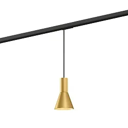 1-fase pendelarmatuur ODREY ON TRACK 1.3 Incl. 1-fase adapter GU10 IP20, goud