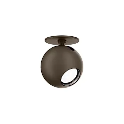 Plafondarmatuur LECA 1.0 - 350MA cardanisch draaien, baalvormig, half ingebouwd IP20, brons dimbaar