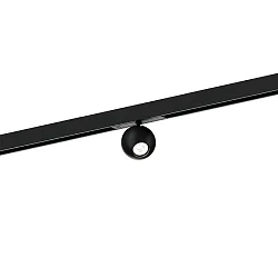 Spotlight op rail LECA ON STREX 1.0 met adapter IP20, zwart mat 
