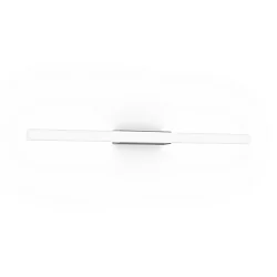 Wandarmatuur LARRA OPAL 2.0 S14d IP20, aluminium geborsteld dimbaar