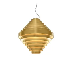 Pendelarmatuur J.J.W. 05 E27 IP20, goud dimbaar