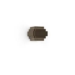 Wandarmatuur J.J.W. WALL SURFACE 02 BRONZE E27 IP20, brons 