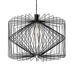Pendelarmatuur WIRO 6.5 WIRO CEILING SUSP E27 IP20, zwart 