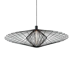 Pendelarmatuur WIRO 3.0 DIAMOND CEILING SUSP E27 IP20, zwart 