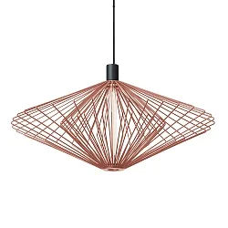 Pendelarmatuur WIRO 2.0 DIAMOND CEILING SUSP E27 IP20, koper 