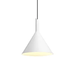 Pendelarmatuur SHIEK 3.0 zonder rozet, met open kabel E27 IP20, wit mat dimbaar