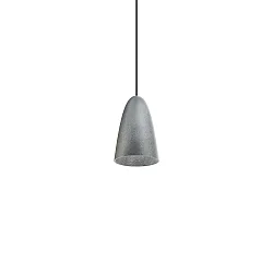 Pendelarmatuur COZY CONE 1.0 IP20, geslepen aluminium