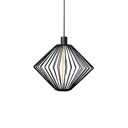 Lampenkap WIRO 1.1 DIAMOND - Ø 41.4CM mechanisch, zwart