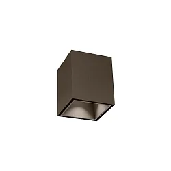 Downlight BOX MINI 1.0 hoekig, opbouwversie IP20, brons dimbaar