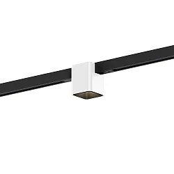 Spotlight op rail DOCUS MINI ON STREX 1.0 met adapter IP20, zwart mat, wit mat 