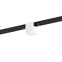 Spotlight op rail DOCUS MINI ON STREX 1.0 met adapter IP20, zwart mat, wit mat 