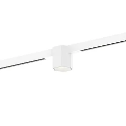 Spotlight op rail HEXO ON STREX 1.0 met adapter IP20, wit mat dimbaar