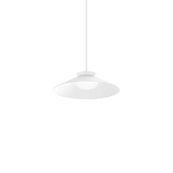 Pendelarmatuur CLEA 1.0 - Ø 35CM rond, direct / indirect IP20, wit mat dimbaar