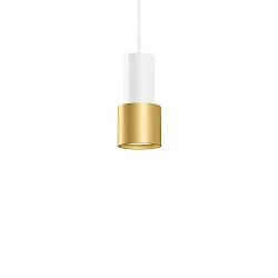 Pendelarmatuur ODREY CEILING SUSP 1.1 PAR16 GU10 IP20, goud, wit mat 