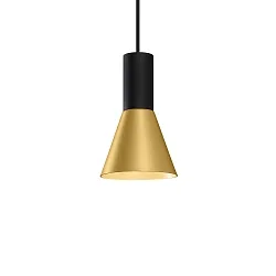 Pendelarmatuur ODREY CEILING SUSP 1.3 PAR16 GU10 IP20, goud, zwart mat 