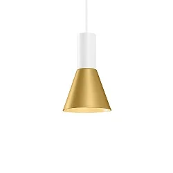 Pendelarmatuur ODREY CEILING SUSP 1.3 PAR16 GU10 IP20, goud, wit mat 