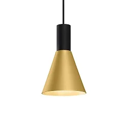 Pendelarmatuur ODREY CEILING SUSP 1.4 PAR16 GU10 IP20, goud, zwart mat 