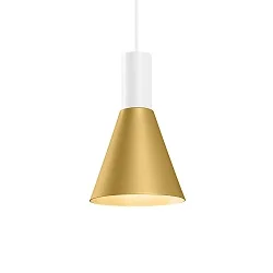 Pendelarmatuur ODREY CEILING SUSP 1.4 PAR16 GU10 IP20, goud, wit mat 