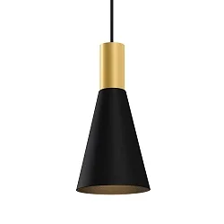 Pendelarmatuur ODREY CEILING SUSP 1.5 PAR16 GU10 IP20, goud, zwart mat 