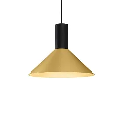 Pendelarmatuur ODREY CEILING SUSP 1.6 PAR16 GU10 IP20, goud, zwart mat 