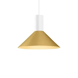 Pendelarmatuur ODREY CEILING SUSP 1.6 PAR16 GU10 IP20, goud, wit mat 