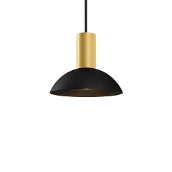 Pendelarmatuur ODREY CEILING SUSP 1.7 GU10 IP20, goud, zwart mat 