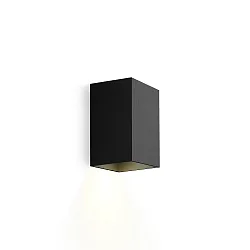 Wandarmatuur voor buitenshuis BOX MINI 1.0 GU10 IP20, zwart dimbaar