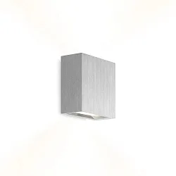 LED Wall luminaire CENTRAL 2.0, Up&Down, 8W 2700K, CRi >90, dimmable, aluminum brushed